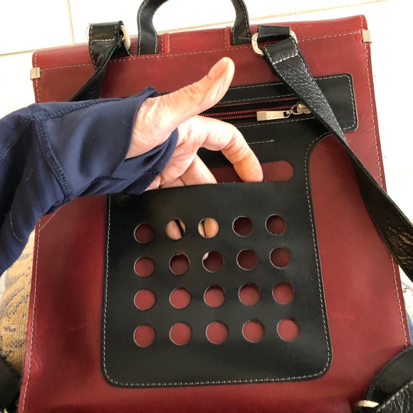 Leather back bag - Picture 5 of 9